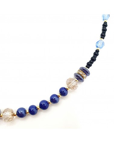 collier spritz en verre de Murano bijoux fantaisies made in Italie