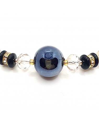 collier spritz en verre de Murano bijoux fantaisies made in Italie