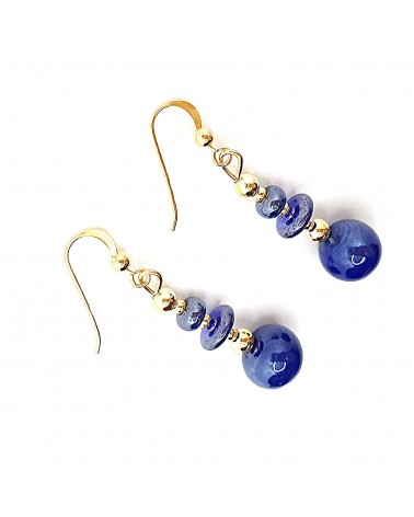 Boucles d'oreilles spritz en verre de Murano bijoux fantaisies made in Italy Boucles d'oreilles spritz en verre de Murano bijoux fantaisies made in Italy