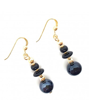 Boucles d'oreilles spritz en verre de Murano bijoux fantaisies made in Italy Boucles d'oreilles spritz en verre de Murano bijoux fantaisies made in Italy