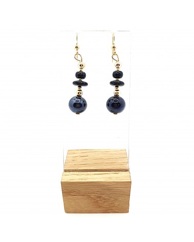 Boucles d'oreilles spritz en verre de Murano bijoux fantaisies made in Italy