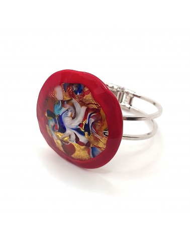 Bracelet en verre de Murano multicolore bijoux fantaisies Bracelet en verre de Murano multicolore bijoux fantaisies