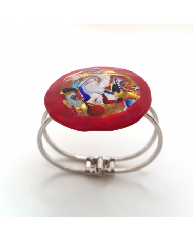 Bracelet en verre de Murano multicolore bijoux fantaisies