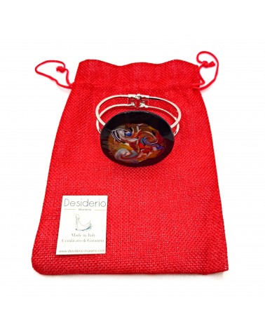 Bracelet en verre de Murano multicolore bijoux fantaisies