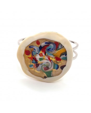 Bracelet en verre de Murano multicolore bijoux fantaisies Bracelet en verre de Murano multicolore bijoux fantaisies