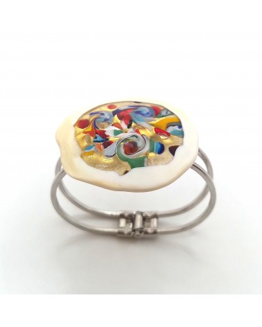 Bracelet en verre de Murano multicolore bijoux fantaisies