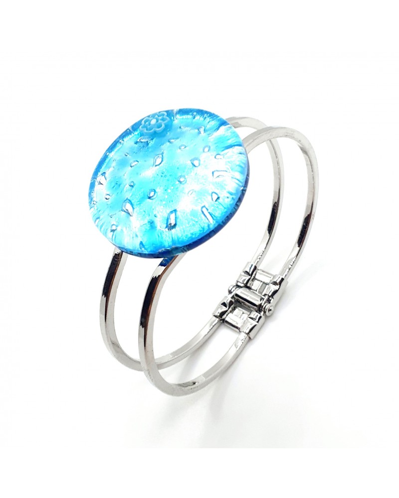 Bracelet vintage en verre de Murano vert bijoux fantaisies italiens Bracelet vintage en verre de Murano vert bijoux fantaisies italiens