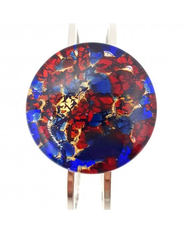 Bracelet vintage en verre de Murano multicolore bijoux fantaisies