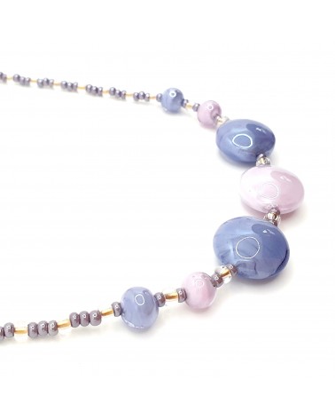 Collier en verre de Murano  artisans italiens fait à la main Collier en verre de Murano  artisans italiens fait à la main