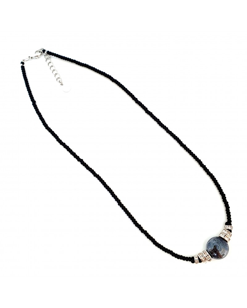 collier Lyana en verre de Murano bijoux fantaisies made in Italie collier Lyana en verre de Murano bijoux fantaisies made in Italie