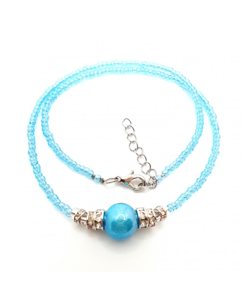 collier Lyana en verre de Murano bijoux fantaisies made in Italie