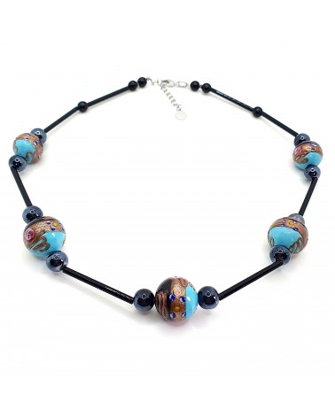 Collier Fiori en verre de Murano made in Italie