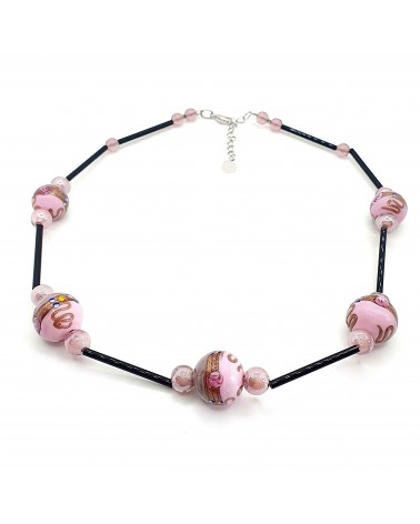 Collier Fiori en verre de Murano made in Italie