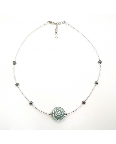 Collier sofy perle souflée en verre de Murano made in Italy