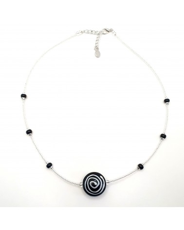 Collier sofy perle souflée en verre de Murano made in Italy