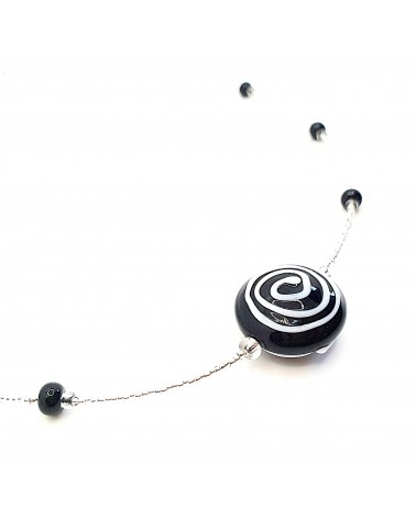 Collier sofy perle souflée en verre de Murano made in Italy