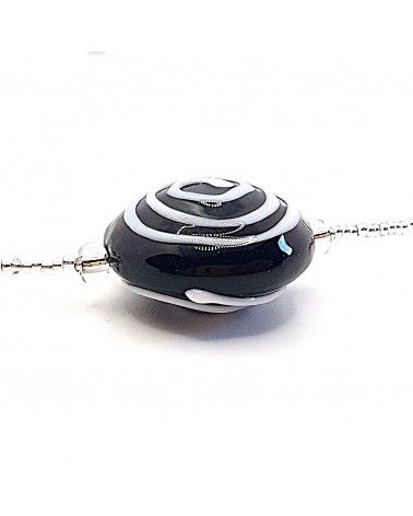 Collier sofy perle souflée en verre de Murano made in Italy