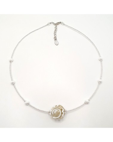 Collier sofy perle souflée en verre de Murano made in Italy