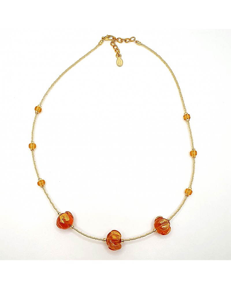 Collier Silvy perle en verre de Murano made in Italy Collier Silvy perle en verre de Murano made in Italy
