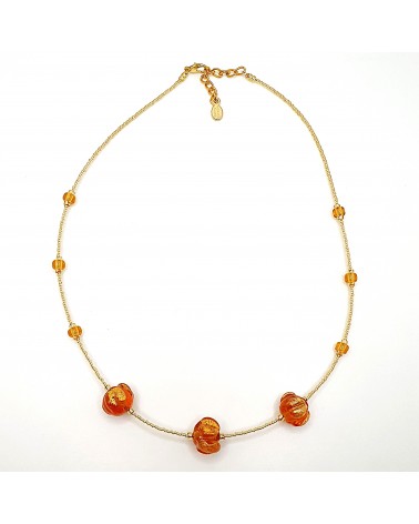 Collier Silvy perle en verre de Murano made in Italy