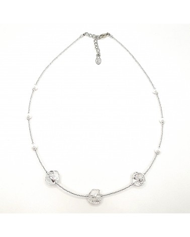 Collier Silvy perle en verre de Murano made in Italy