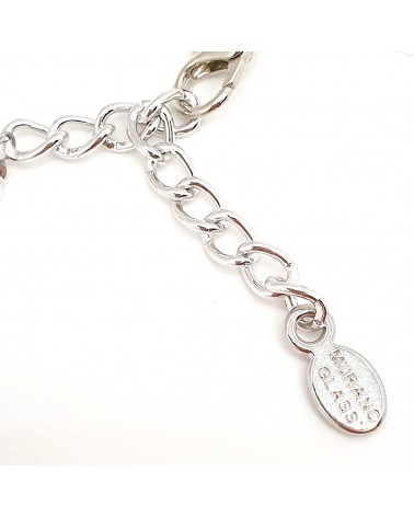 Collier Silvy perle en verre de Murano made in Italy