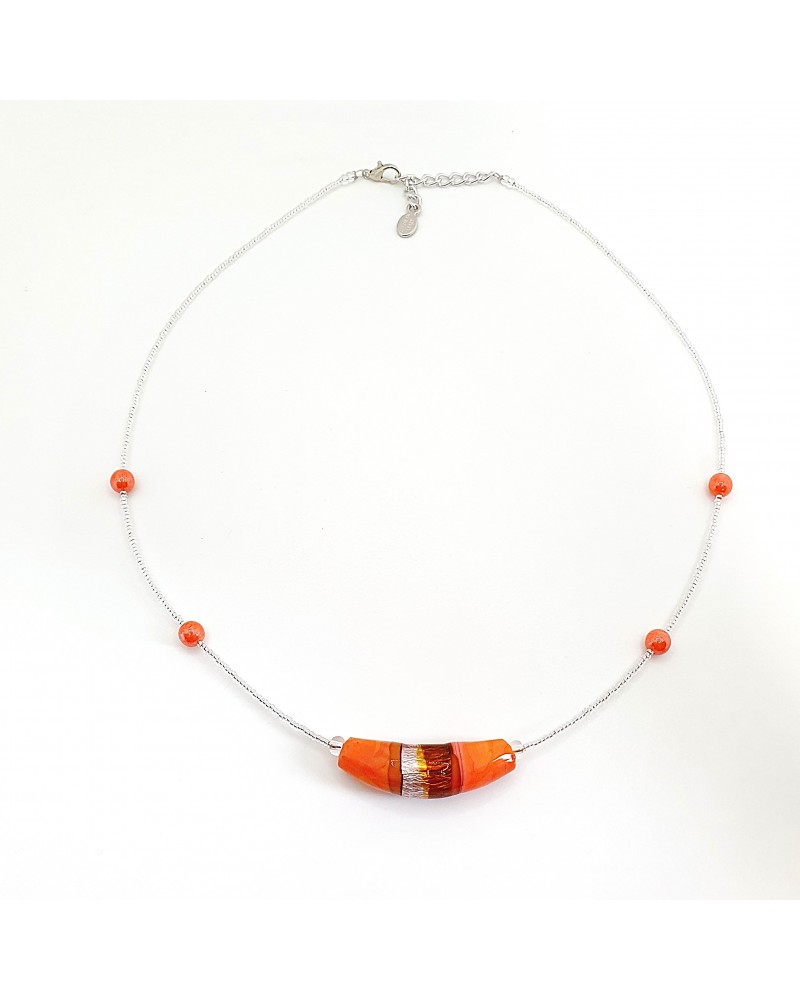 Collier Sasha perle en verre de Murano made in Italy Collier Sasha perle en verre de Murano made in Italy