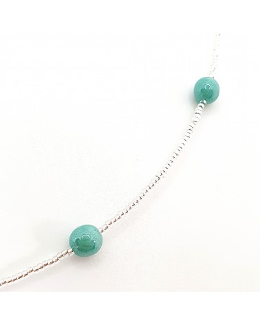 Collier Sasha perle en verre de Murano made in Italy Collier Sasha perle en verre de Murano made in Italy