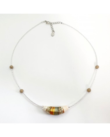 Collier Sasha perle en verre de Murano made in Italy