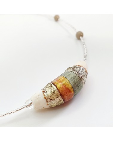 Collier Sasha perle en verre de Murano made in Italy