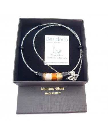 Collier Sasha perle en verre de Murano made in Italy