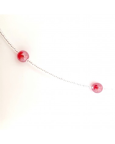 Collier Sasha perle en verre de Murano made in Italy Collier Sasha perle en verre de Murano made in Italy