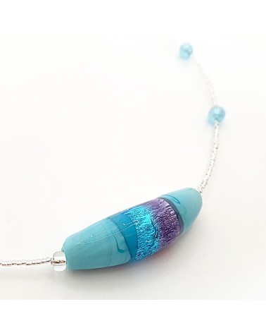 Collier Sasha perle en verre de Murano made in Italy