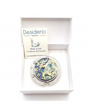 Porte sac à main verre Murano objets fait à la main