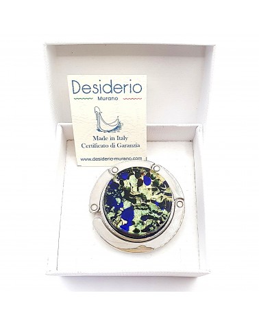 Porte sac à main verre Murano objets fait à la main