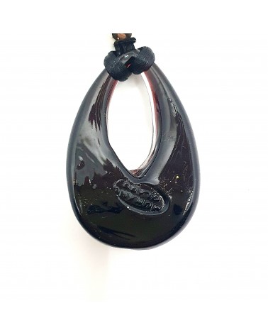 pendentif goutte verre Murano bijoux made in Italie