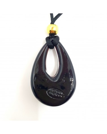 pendentif goutte verre Murano bijoux made in Italie