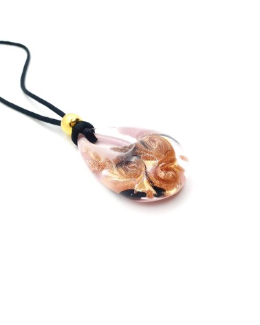 pendentif goutte verre Murano bijoux made in Italie