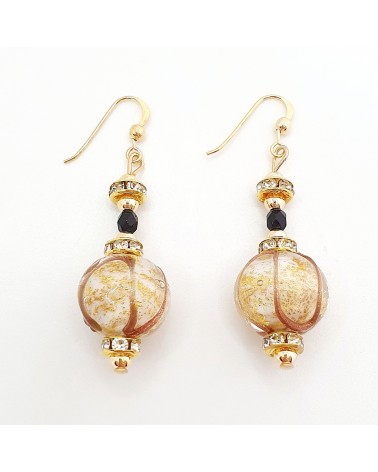 Boucles d'oreilles Aida en verre de Murano bijoux fantaisies made in Italy