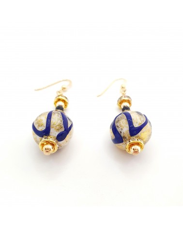 Boucles d'oreilles Aida en verre de Murano bijoux fantaisies made in Italy
