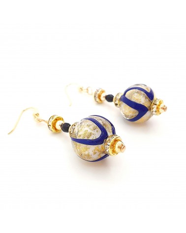 Boucles d'oreilles Aida en verre de Murano bijoux fantaisies made in Italy