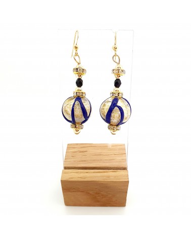 Boucles d'oreilles Aida en verre de Murano bijoux fantaisies made in Italy