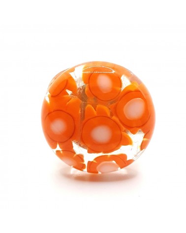 Bague ronde en verre de Murano bijoux made in Italie Bijoux Murano