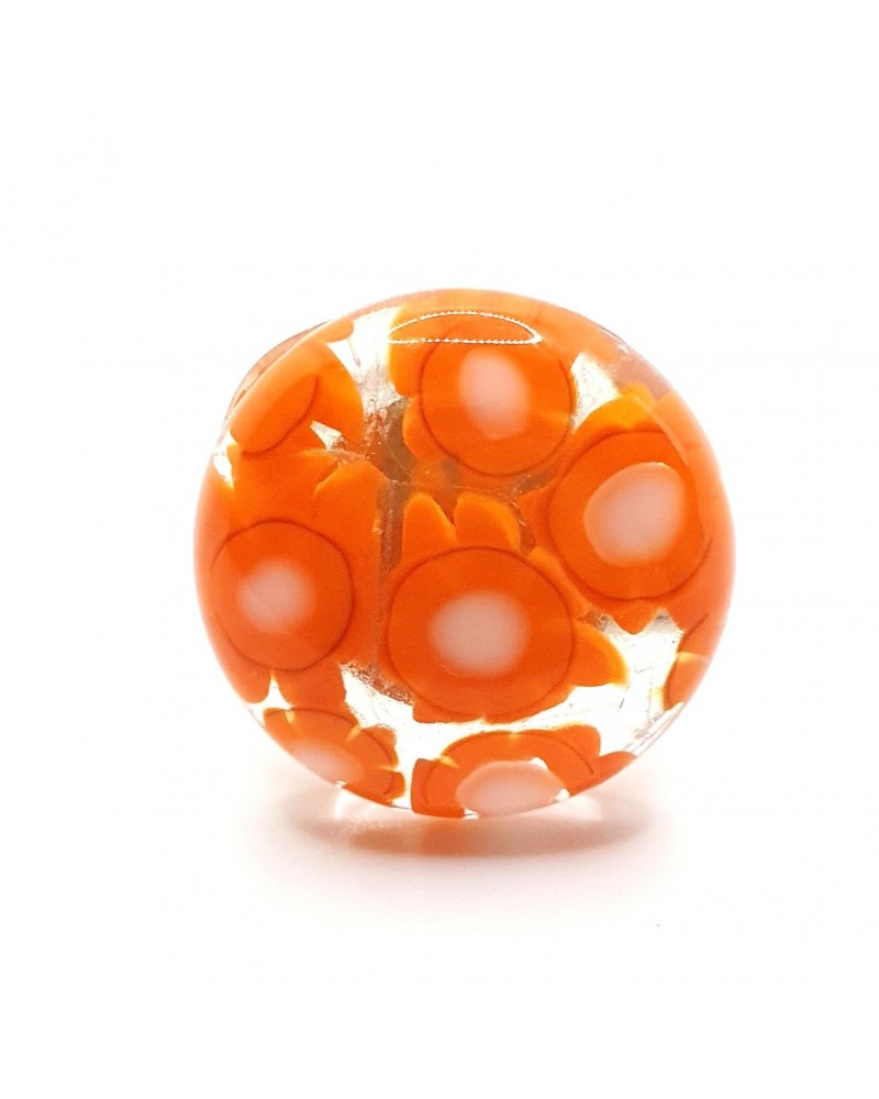 Bague ronde en verre de Murano bijoux made in Italie Bijoux Murano