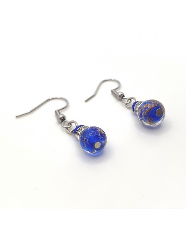 Boucles d'oreilles perle Monachella bijoux fantaisies made Italie bijoux Murano