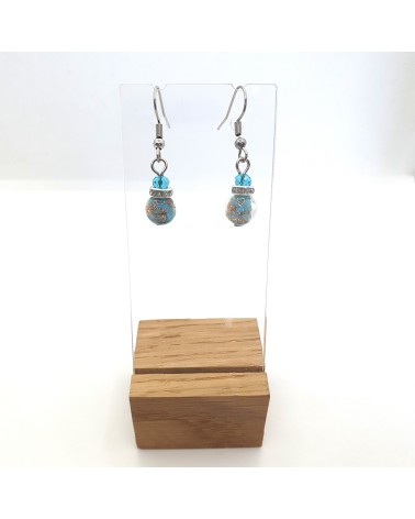 Boucles d'oreilles perle Monachella bijoux fantaisies made Italie bijoux Murano
