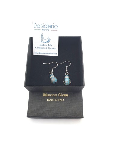 Boucles d'oreilles perle Monachella bijoux fantaisies made Italie bijoux Murano