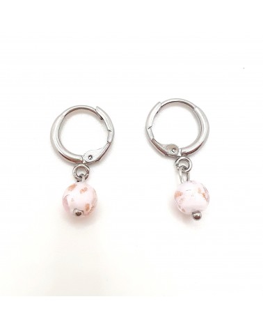 Boucles d'oreilles perle sommersa bijoux fantaisies made Italie bijoux Murano