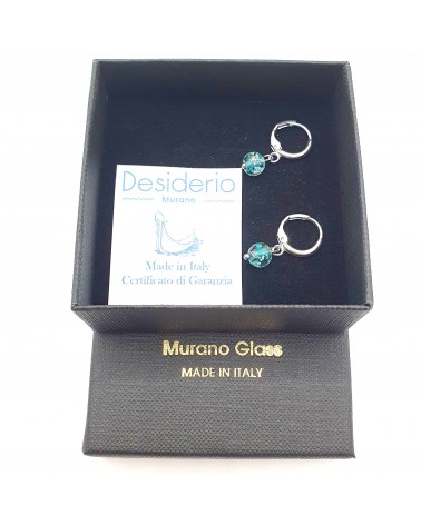Boucles d'oreilles perle sommersa bijoux fantaisies made Italie bijoux Murano