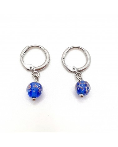 Boucles d'oreilles perle sommersa bijoux fantaisies made Italie bijoux Murano